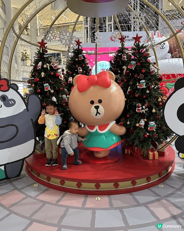 奥海城的冬日樂園，有攤位遊戲，又有夾公仔，商店，適合一家人一...