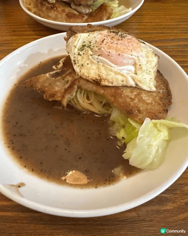 葵涌cozy cafe,今次我食咗豬扒蛋蔬菜意粉,豬扒入味,...