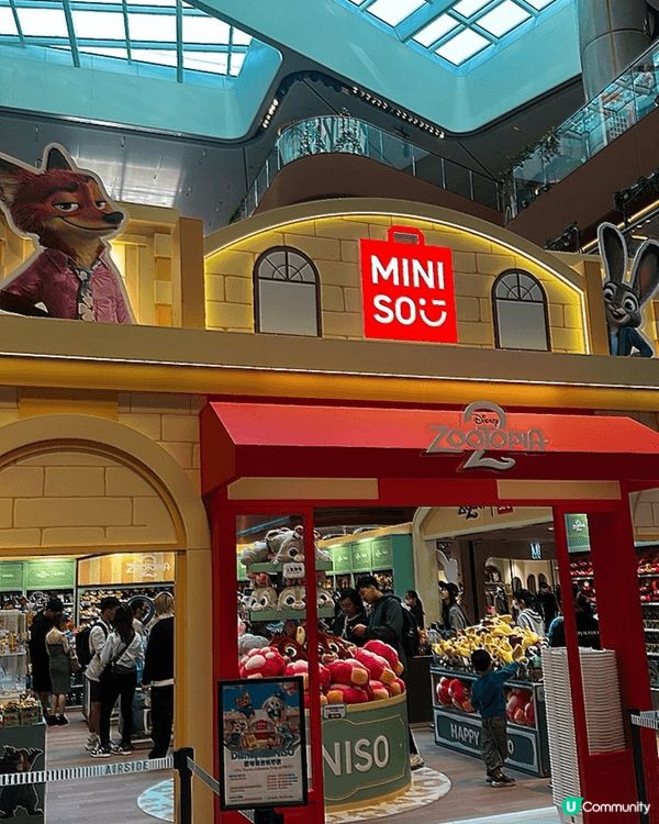 在香港啟德的Airside裡面有Zootopia的快閃店