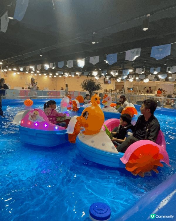 百田遊園可以玩船仔，正呀！