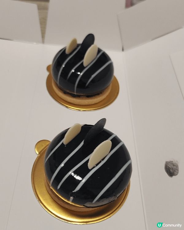 呢個係airside嘅甜品專門店購買嘅雙子 蛋糕 佢係由 朱...