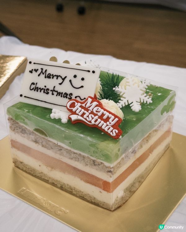 聖誕氣氛滿滿❤️lifetastic聖誕蛋糕！