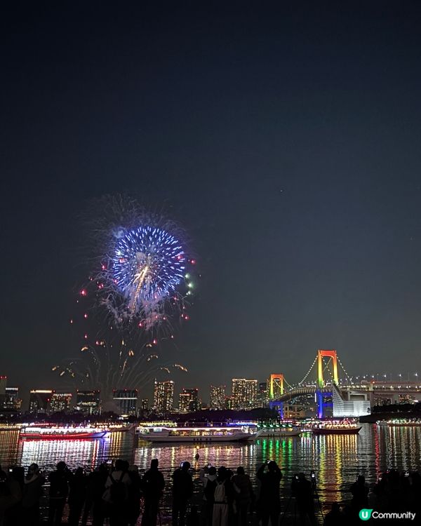 東京台場煙花！浪漫海邊超精彩🎆✨