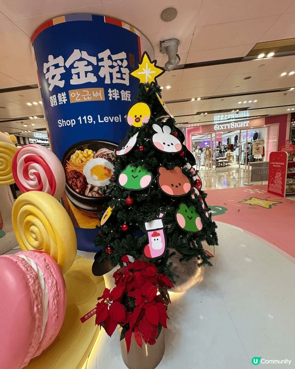 聖誕佳節行香港商場有聖誕氣氛