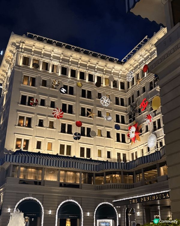 尖沙咀聖誕燈飾勁有氣氛！酒店頂上CHANEL閃亮巨型燈牌超吸...