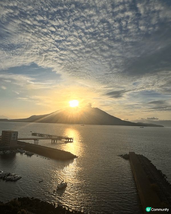 鹿兒島真係好靚！依山傍海，仲有活火山櫻島日日噴煙，超有氣勢～...