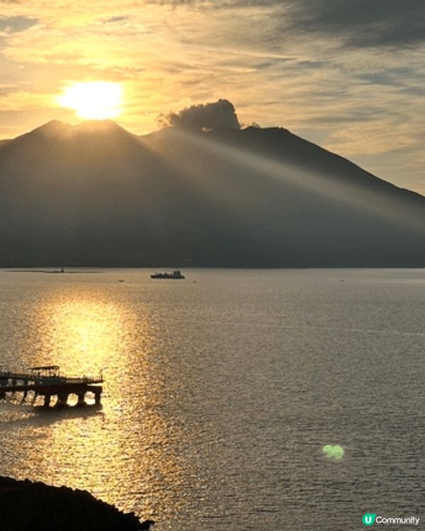 鹿兒島真係好靚！依山傍海，仲有活火山櫻島日日噴煙，超有氣勢～...