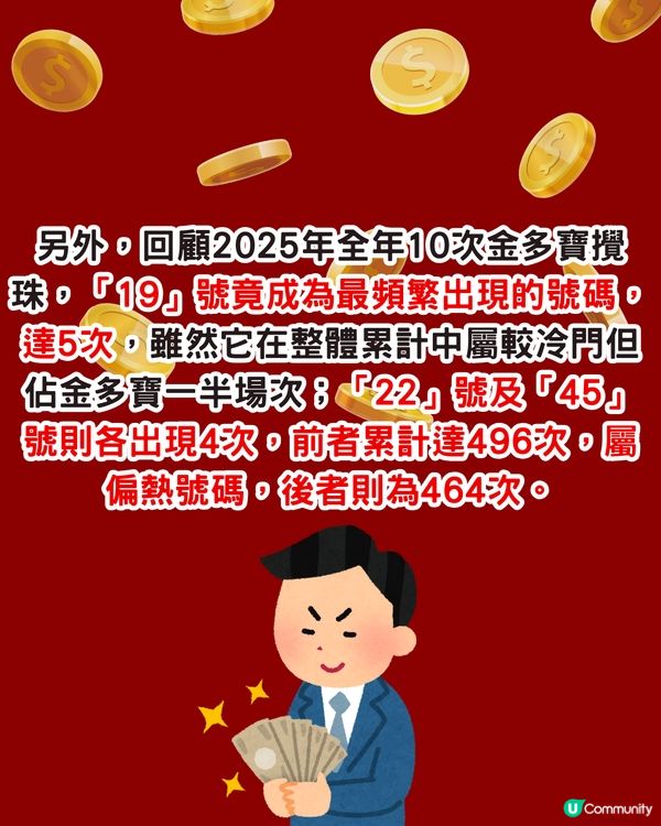 六合彩1億新年金多寶！即睇幸運中獎號碼！附中獎率較高方法