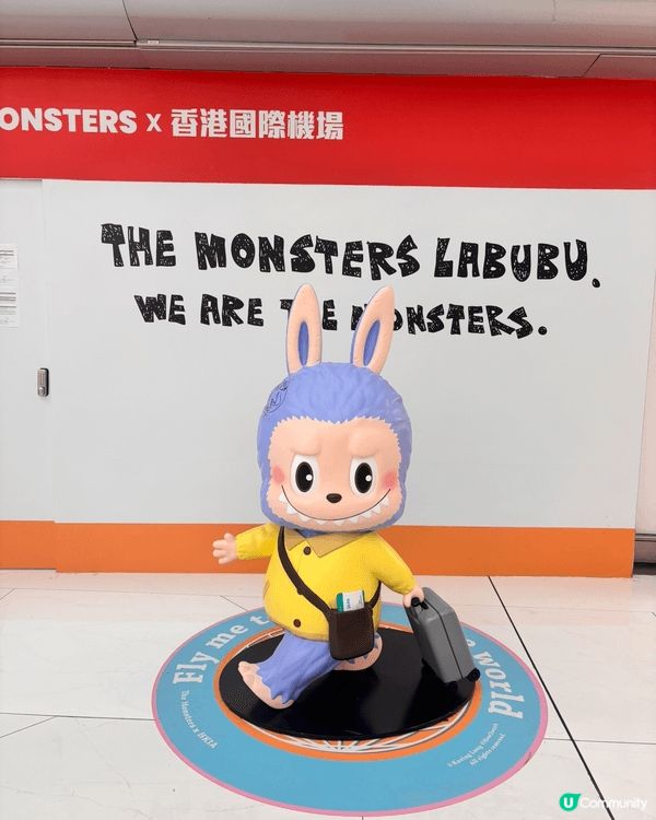香港國際機場 x The Monsters 於不同位置展出 ...