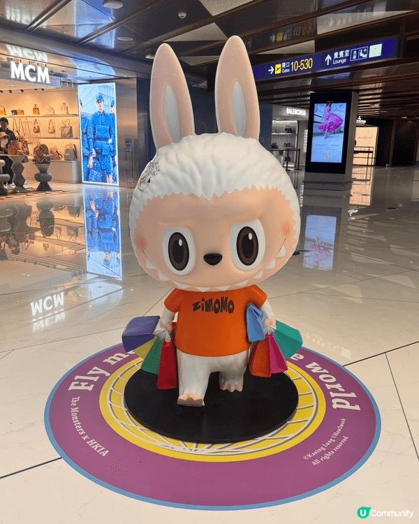 香港國際機場 x The Monsters 於不同位置展出 ...