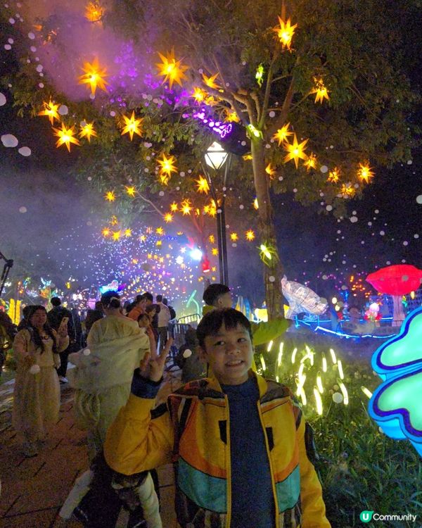 新年快樂 三百年古鎮甘坑 燦爛的鐵花