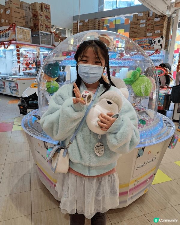 假日親子好去處當然唔少得去Namco 碰下運氣