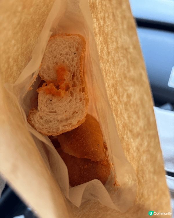 明太子法國麵包非常之好味，個明太子有啲咸但法國麵包非常之香脆...