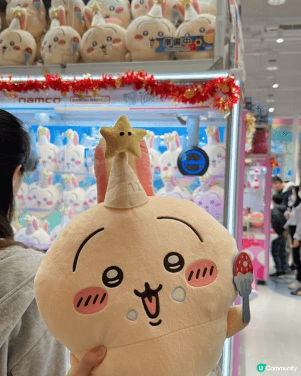 超喜歡到namco遊玩，因為經常都會有最喜歡的chiikaw...