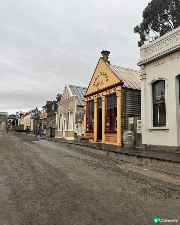 呢到係位於澳洲疏芬山(Sovereign Hill)既淘金鎮...