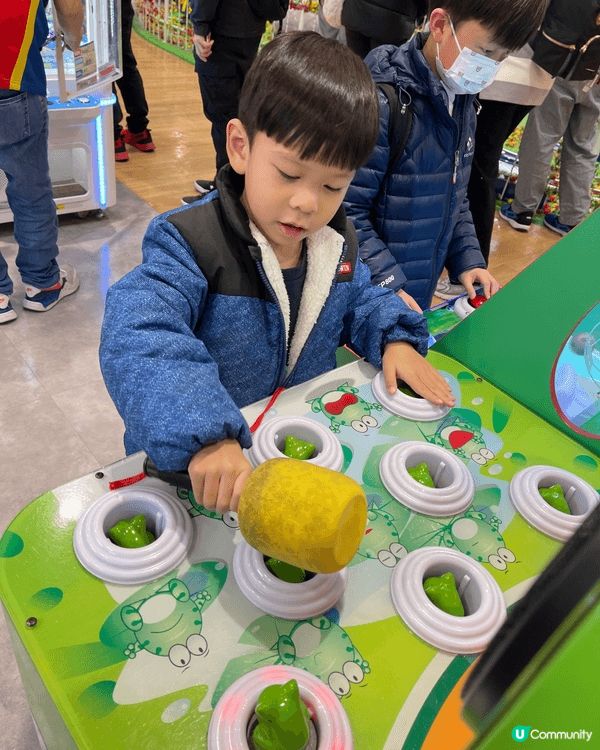 我兒子 最愛坐namco 小火車 同巴士而我就最愛推鑽石！