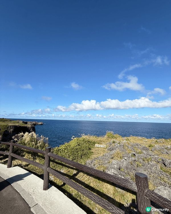 去咗沖繩萬座毛同古宇利島，環境好chill 好靚，好輕鬆。