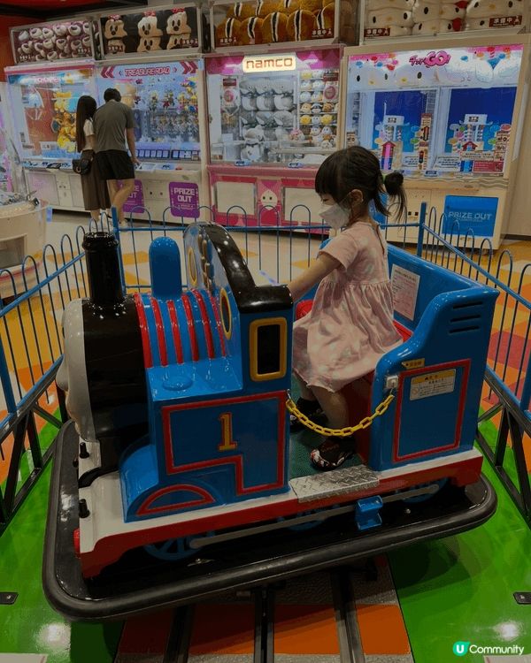 NAMCO絕對係親子好去處，幼童（細仔）、小童（大囡）、大童...