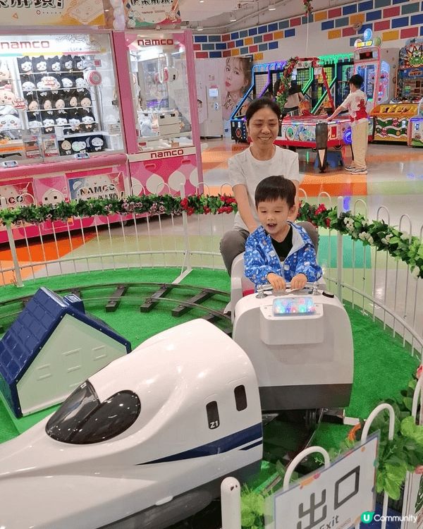 Namco是我跟兒子培養親子感情的地方。在Namco，我和兒...