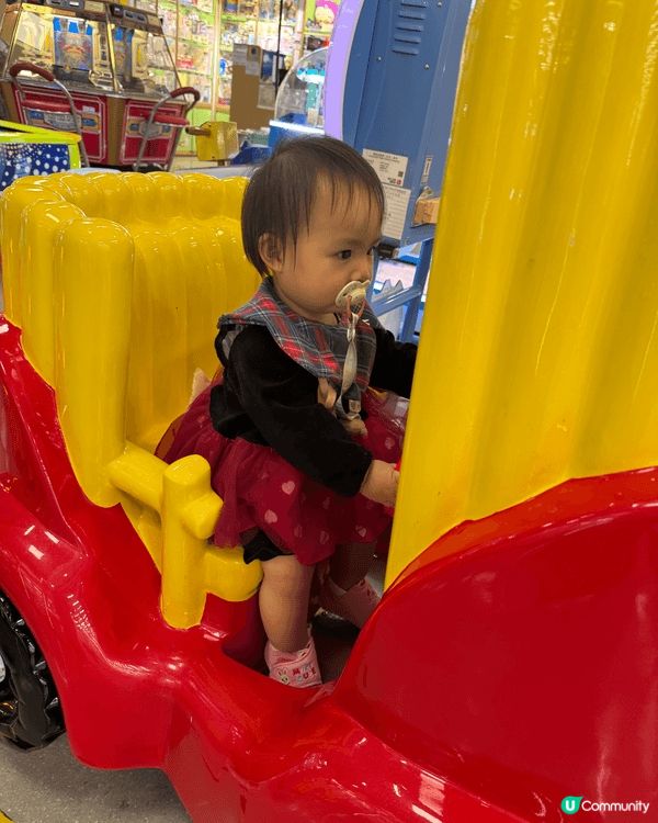 Kayla 十分喜歡到Namco夾公仔同玩小遊戲