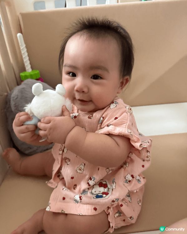 Kayla 十分喜歡到Namco夾公仔同玩小遊戲