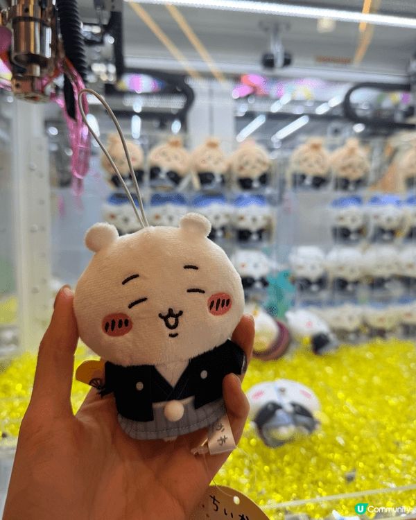 好鍾意去夾公仔！ 喺香港夾公仔店都有好多Chiikawa 既...