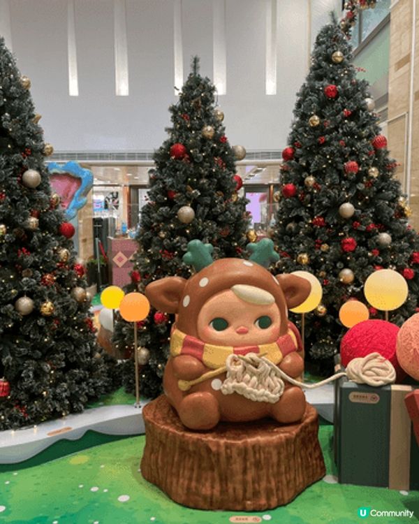 香港商場聖誕節嘅裝飾真係幾靚架！
