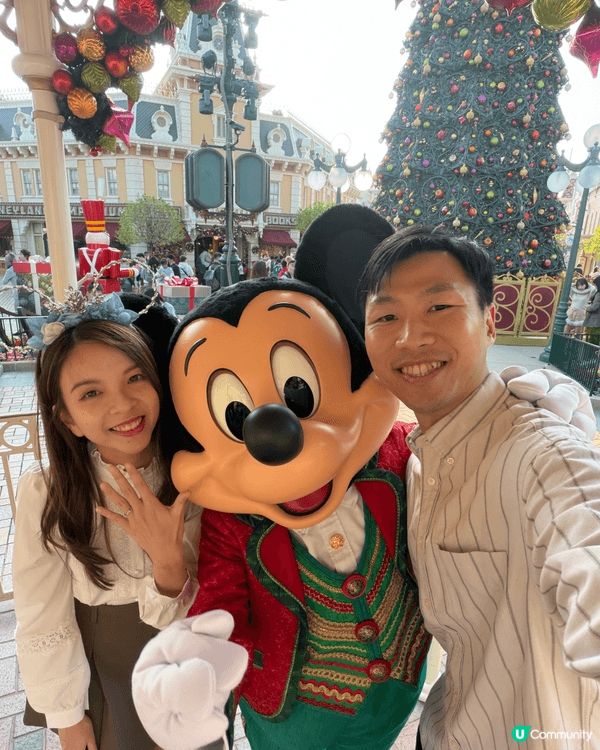 聖誕節又點可以唔去香港迪士尼樂園打卡呀☺️