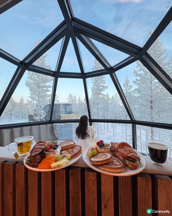芬蘭聖誕之旅❄️玻璃屋體驗！🤩