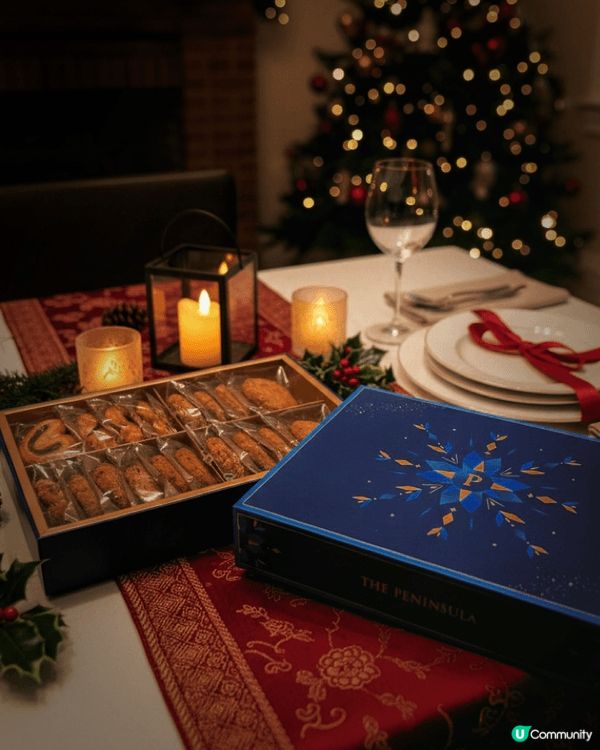 聖誕節最開心就係收到靚靚嘅禮物，半島嘅曲奇餅、TST新開嘅冬...