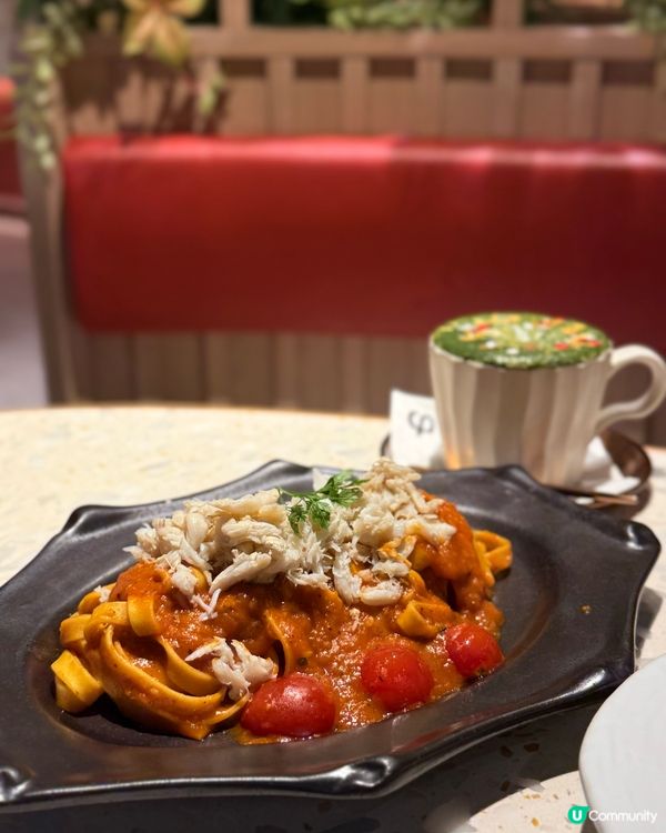 ✨聖誕大餐開箱！😋 蟹肉扁意粉超正！🦀 烤雞腿必食！🍗