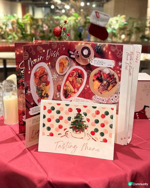 ✨聖誕大餐開箱！😋 蟹肉扁意粉超正！🦀 烤雞腿必食！🍗