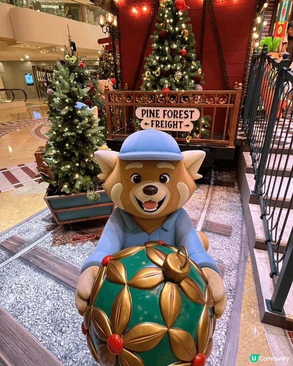 香港太古城廣場的聖誕節裝飾美得令人驚喜！整個廣場化身為動物聖...