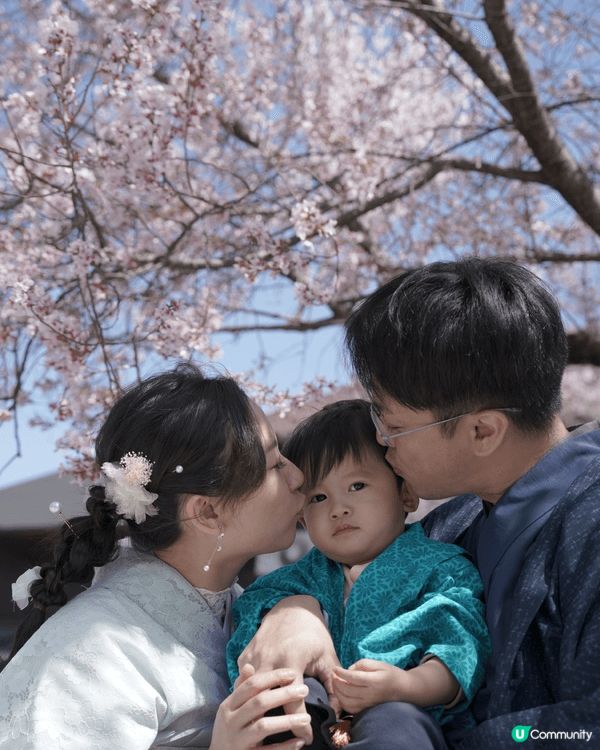 百去不厭嘅日本，帶住2歲仔仔一齊去媽媽爸爸曾經去過影婚紗相嘅...