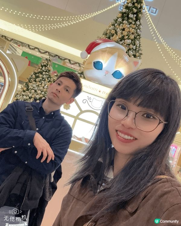 沙田馬鞍山新港城，鯊魚貓聖誕節打卡，食完大門橫丁烏冬，當然要...