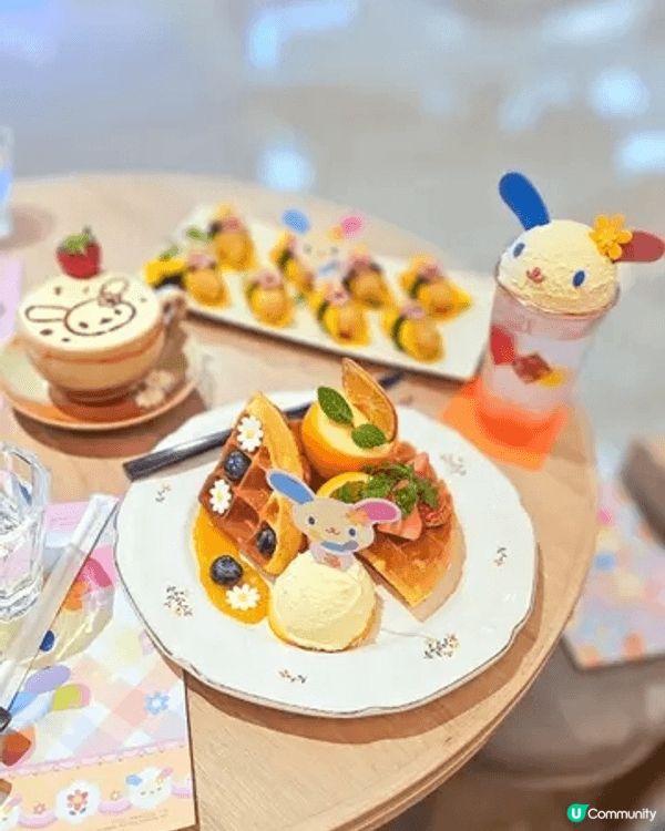 首個 USAHANA 期間限定主題餐廳 🧡✨️