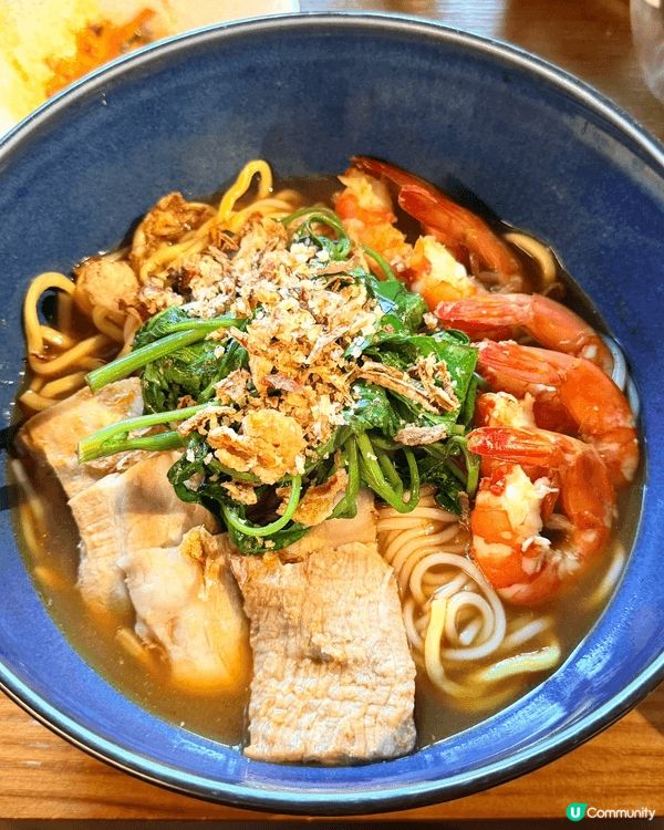 中環美芝蓮推介Uncle Quek 星馬菜，湯麵D湯好正，豬...