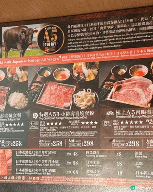 【$200+歎A5和牛壽喜燒！中環高CP新店・打卡送和牛🤤】...