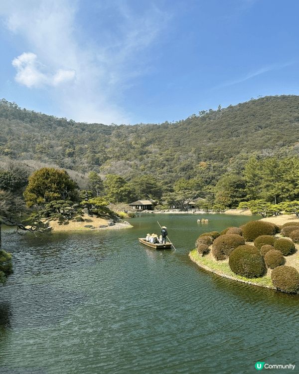我想介紹日本高松的粟林公園，可以用風景如畫黎形容，靚到捨唔得...