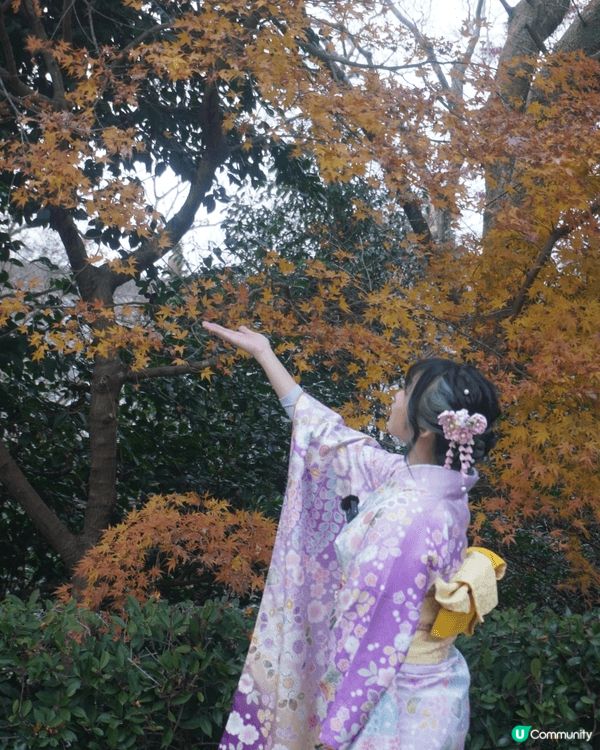 呢到係大阪嘅八版神社，著住和服去影相超級有feel，影完相仲...