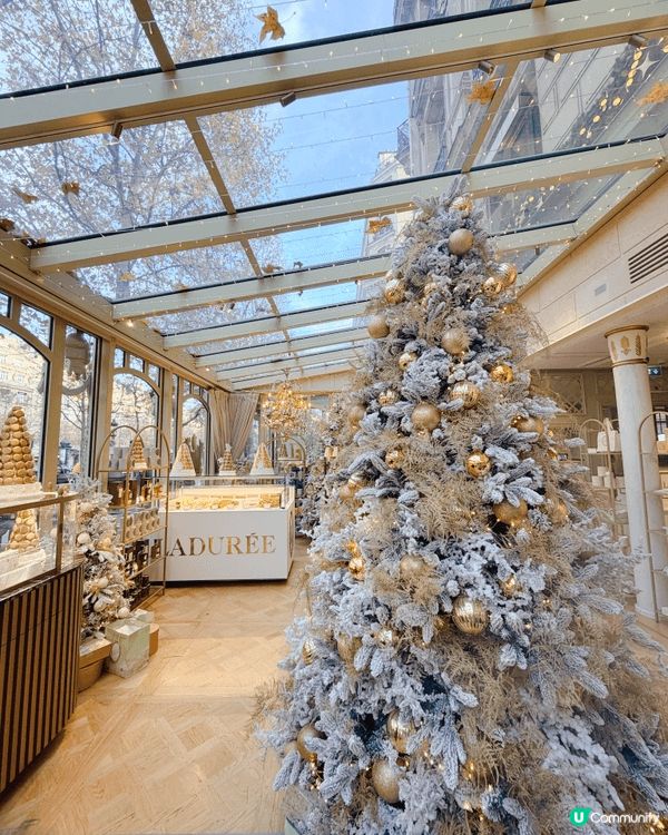 在巴黎提早過聖誕❄️☃️在香榭麗舍大道 的Lauderee ...