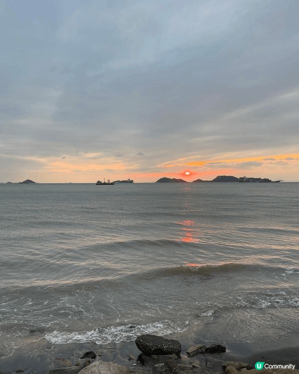 龍鼓灘海邊BBQ靚景高汁食物