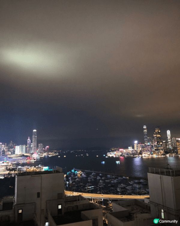聖誕日在天后明水然食鉄板燒,揀黃昏時段開餐還居高臨下欣賞維港...