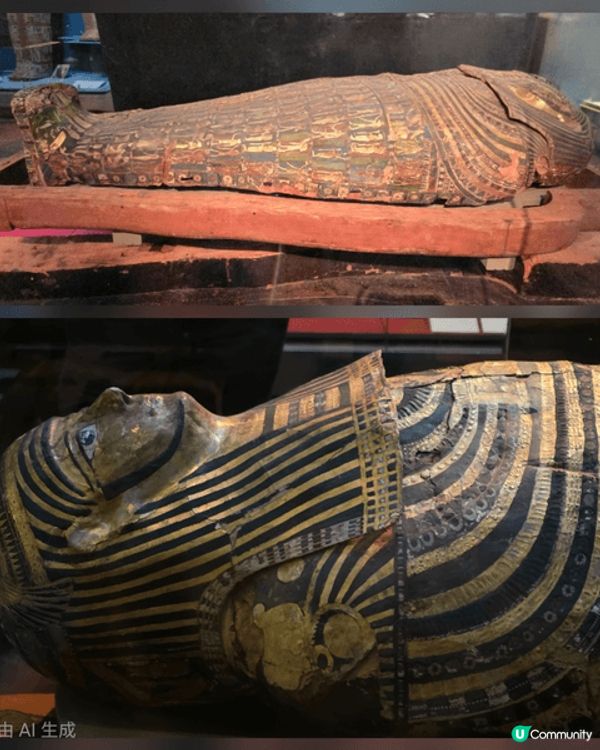 到倫敦英國博物館參觀，館內展出大量世界各地文物，其中以埃及的...