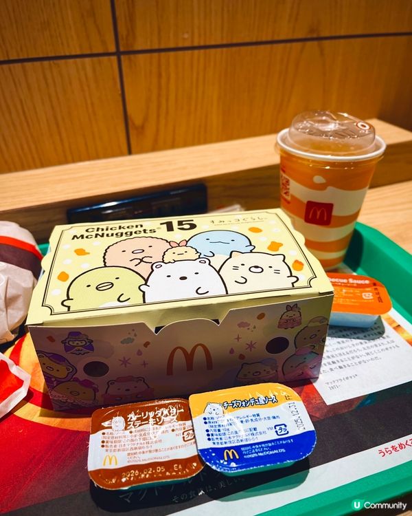 麥當勞角落生物包裝勁可愛😍！15件麥樂雞特價好抵食！🍟