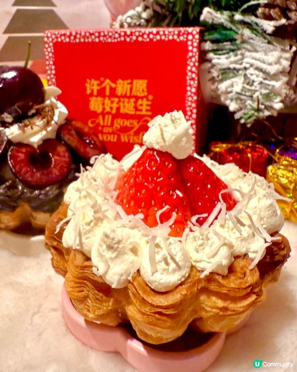 聖誕撻撻🍓！打卡一流又好食😋！