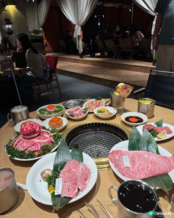 火土燒肉🏕️！輕奢露營風高質A5宮崎牛燒肉體驗🔥！