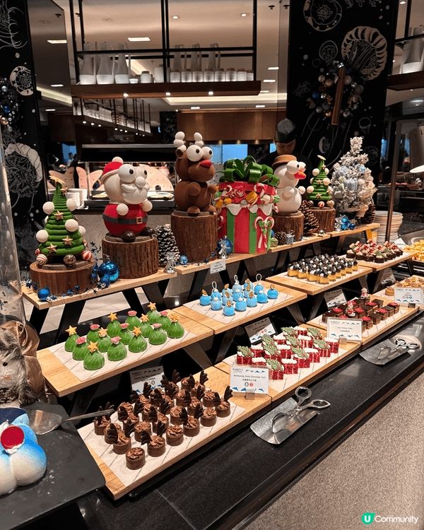 海洋公園萬豪酒店自助餐，多野食，食過$800可以免泊三小時，...
