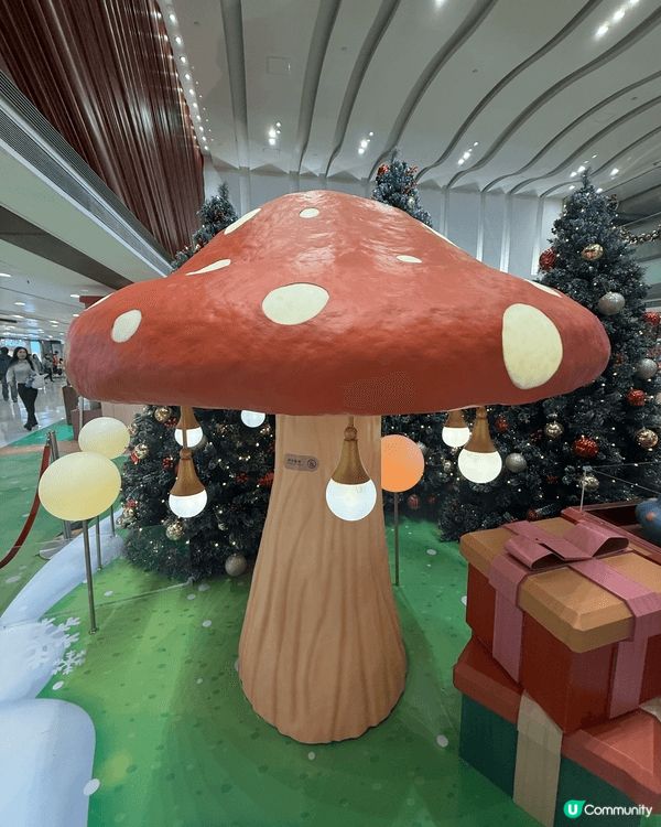 九龍灣德福廣場今年聖誕主題係「Pucky聖誕奇幻森林」，聯乘...