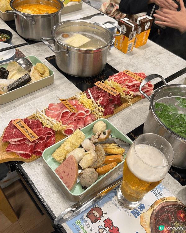 香港人真係好鍾意打邊爐🍲 呢間放題地方大  位置好 食物類別...